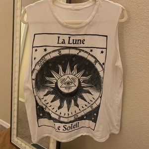 La Lune Le Soleil Urban Outfitters Muscle Tee